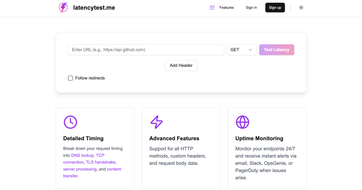 Latency Test product image